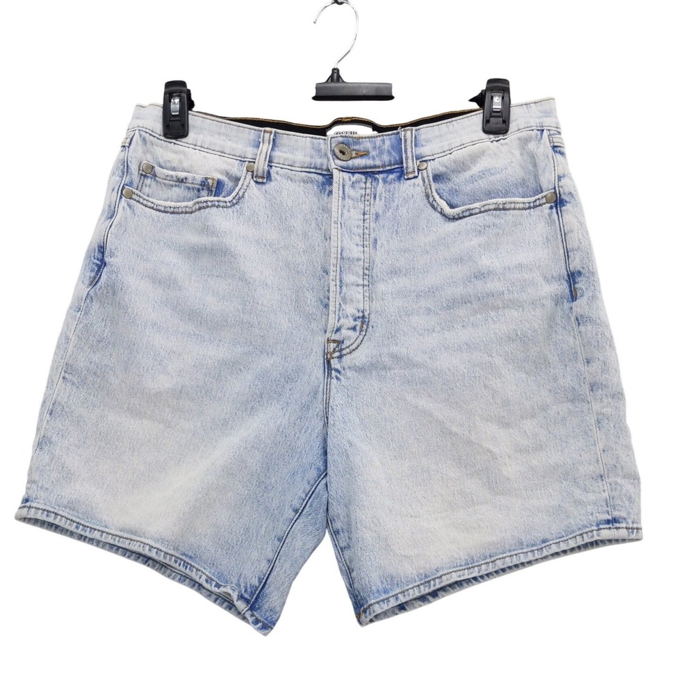 Torrid Denim Shorts Women 12 Light Wash High Rise Stretch Jean